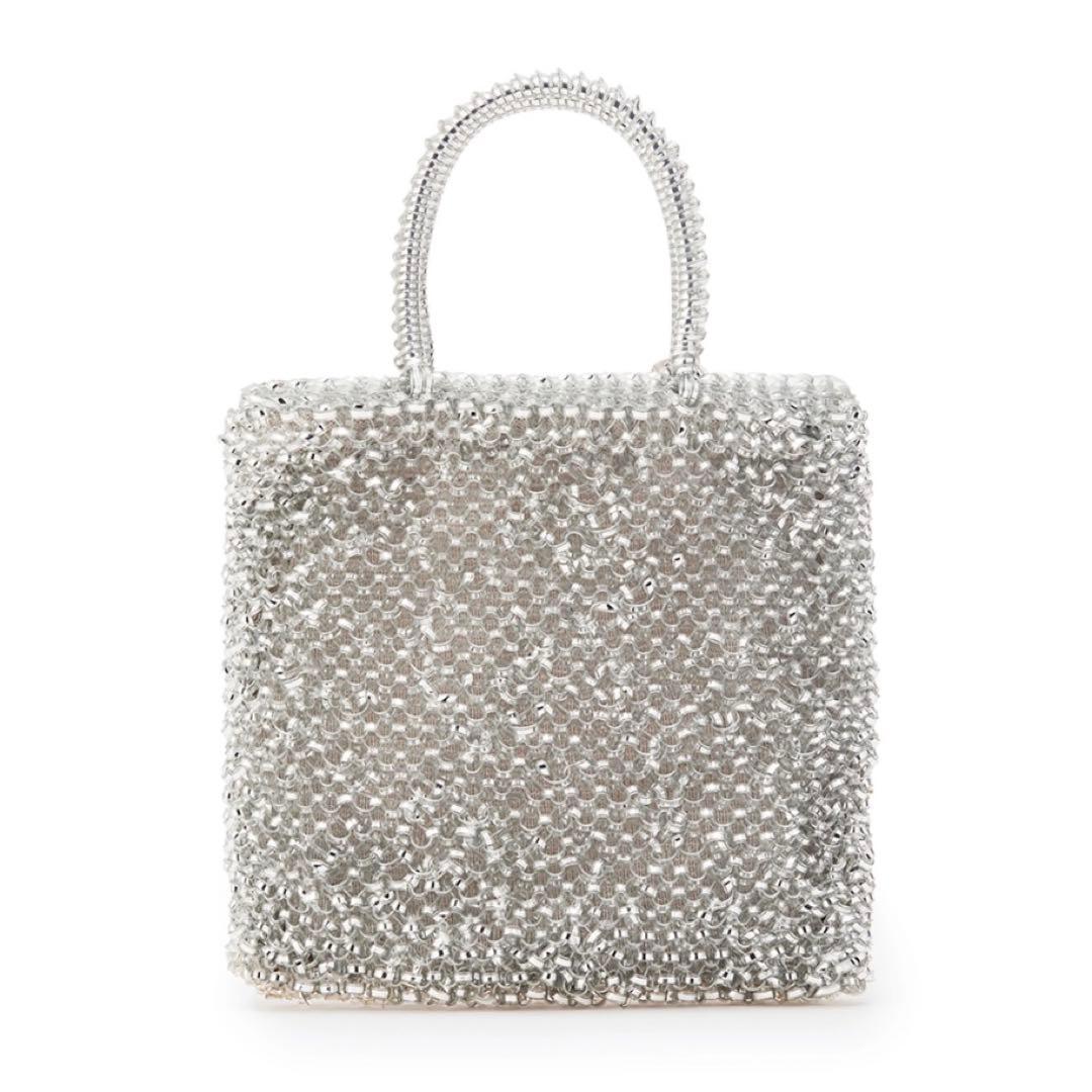 ANTEPRIMA クオーリ ペルラ グリッター シルバー