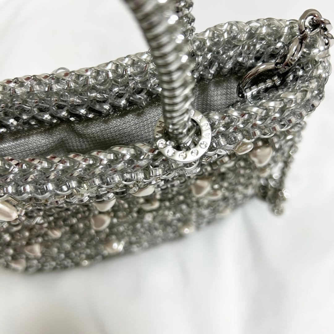 ANTEPRIMA クオーリ ペルラ グリッター シルバー