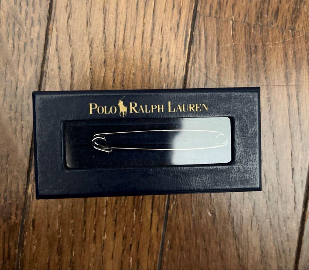 RALPH LAUREN 安全ピン型　ネクタイピン　カラーバー　 USA