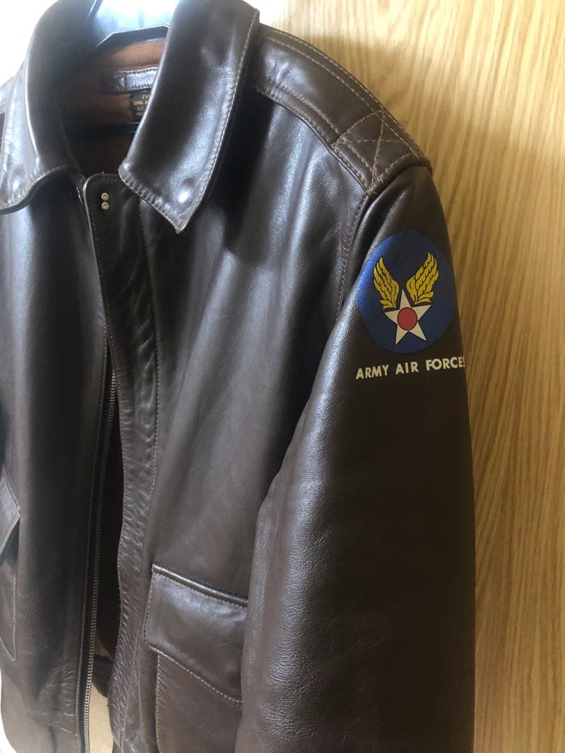 ジャケット・アウター MORGAN A-2 FLIGHT JACKET 38