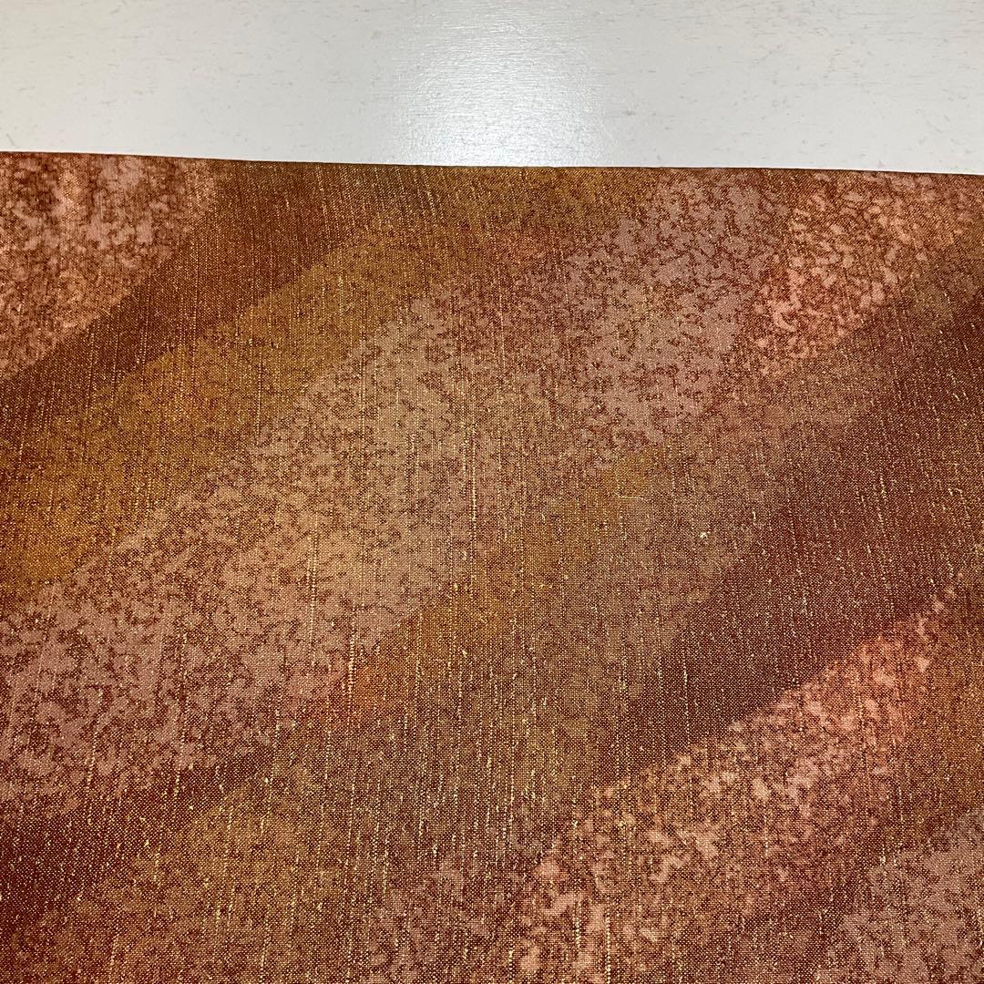 banira 　No.2848 未使用正絹きりばめ大島紬袋帯　証紙　美品