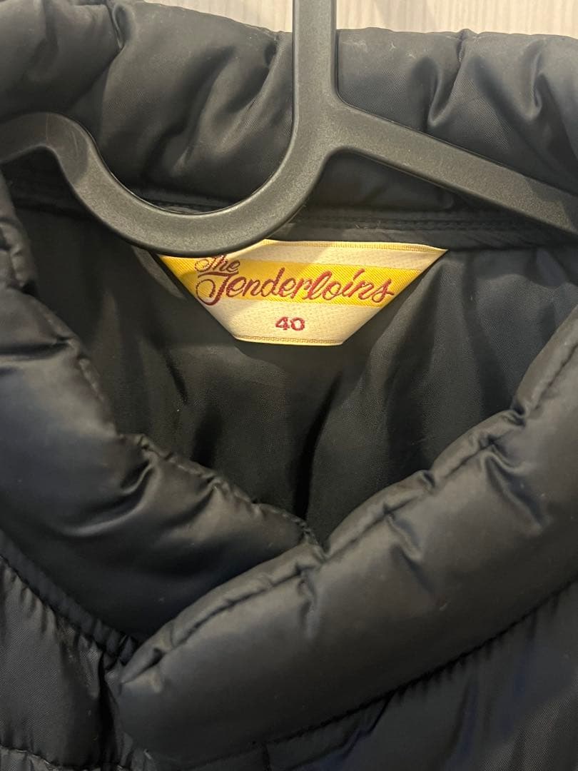 【Takuya】TENDERLOIN ダウンベスト40【M】ブラック