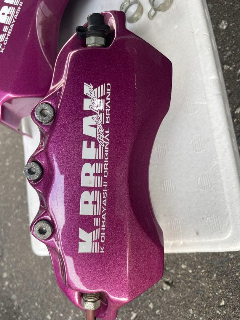K-BREAK パープル ブレーキキャリパーカバー　タントla610