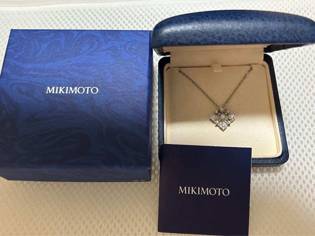 お値下げ⭐️MIKIMOTOダイヤネックレス