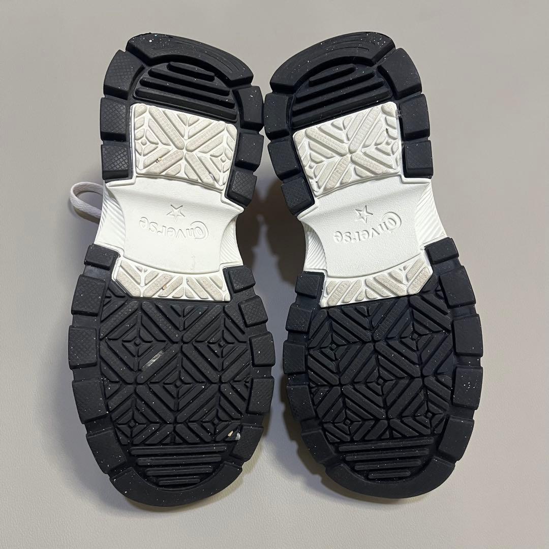 CONVERSE トレックウェーブ ハイカット レッド 24.5cm 厚底