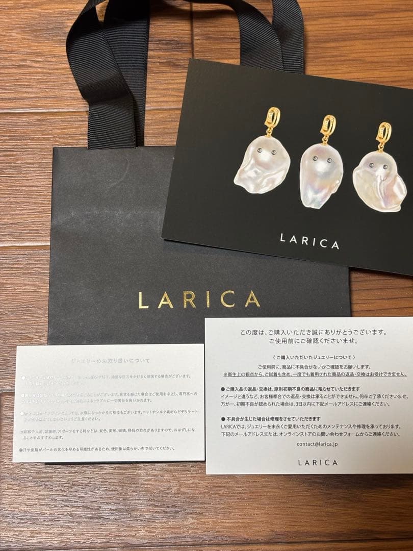 新品　LARICA バロックパール　チョーカー　ゴールド　ネックレス