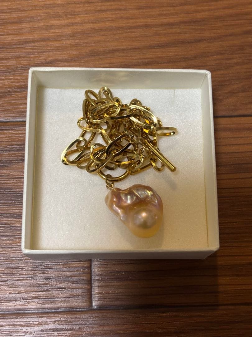 新品　LARICA バロックパール　チョーカー　ゴールド　ネックレス