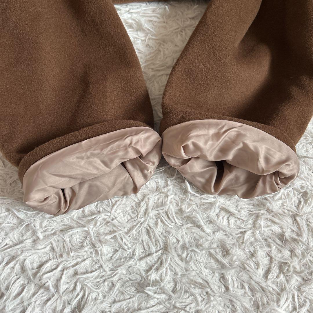 美品⁂シップスエニィ⁂ バルマカーン コクーン コート　ブラウン　ロング丈