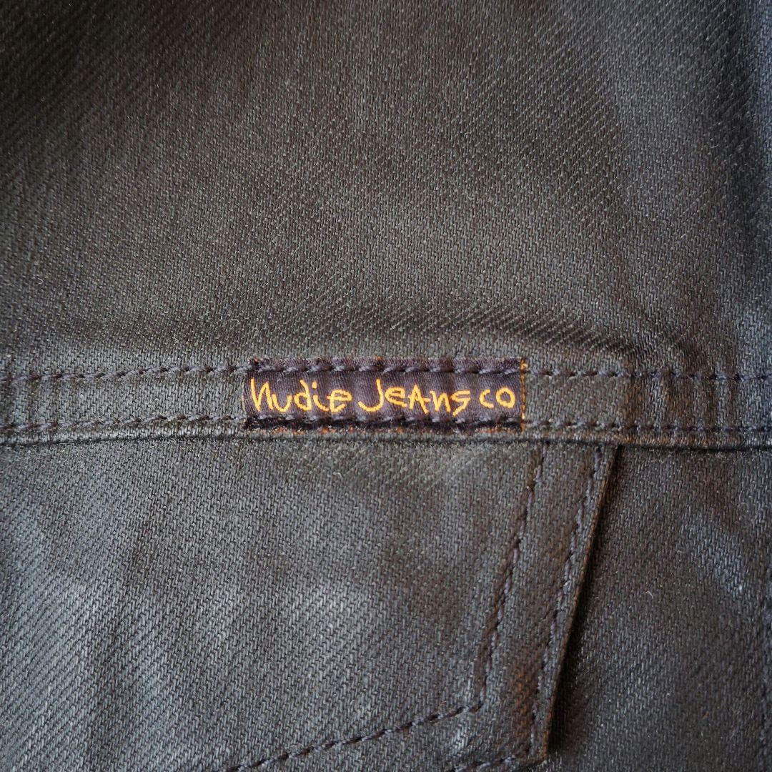 ジャケット・アウター archive dry black coated denim jacket