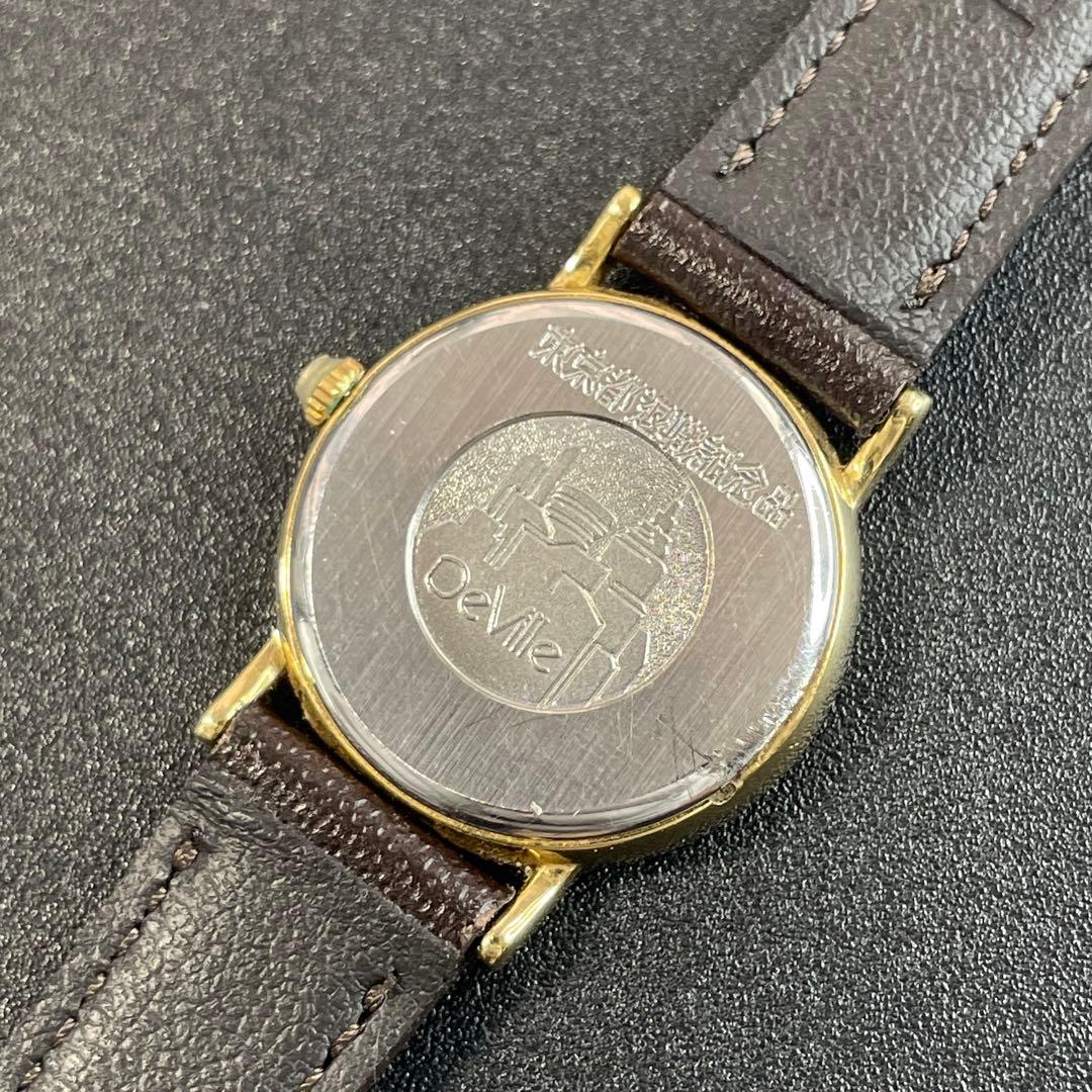 可動品 オメガ レディース腕時計 デビル ゴールド ラウンド QZ 正規品 Ω