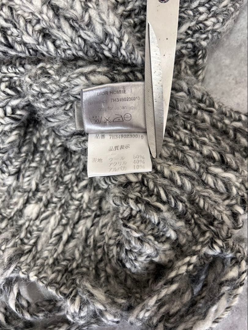 dior homme スカーフ　マフラー　AW07 Navigate