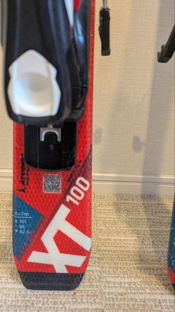 アトミック　100 スキー板 レッド