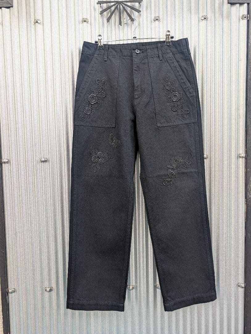 パンツ TUITACI LACE PATCH DENIM BAKER BLACK