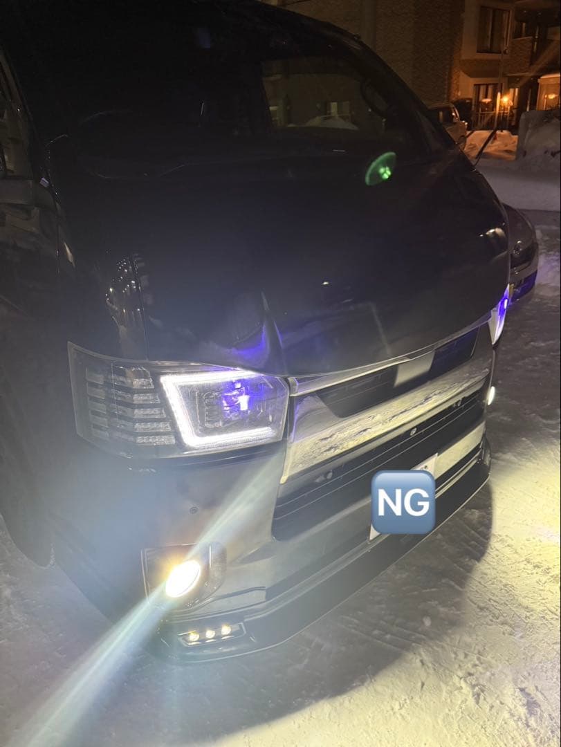 ハイエース　コプラス　ヘッドライト　ヴァレンティ