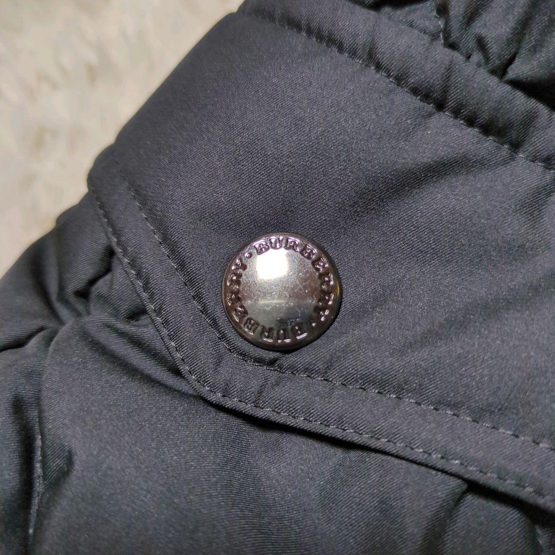 希少美品！BURBERRY LONDON　フードダウンベスト　38　メガチェック