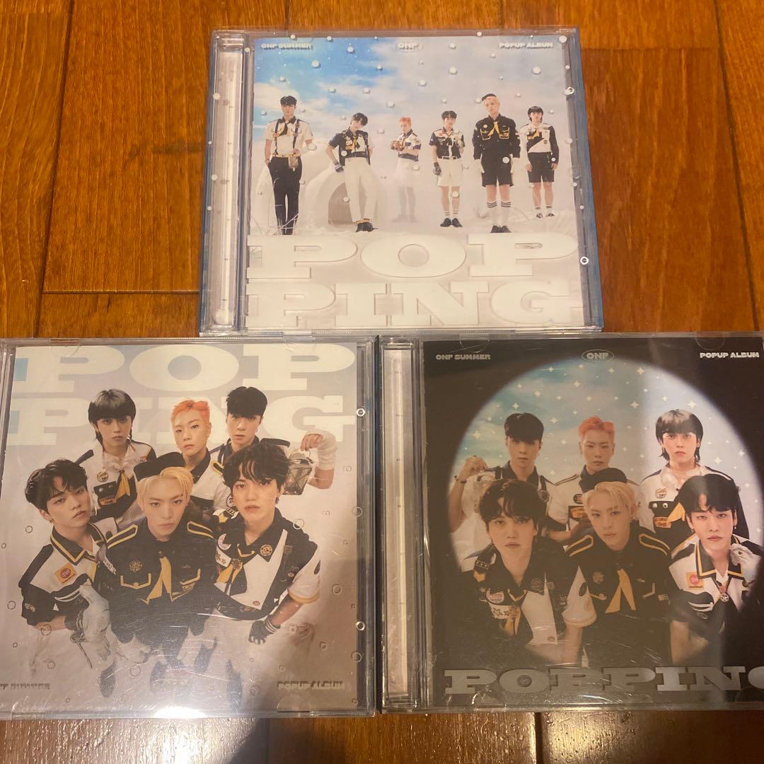 ONF POPPING CD3種+グッズセット