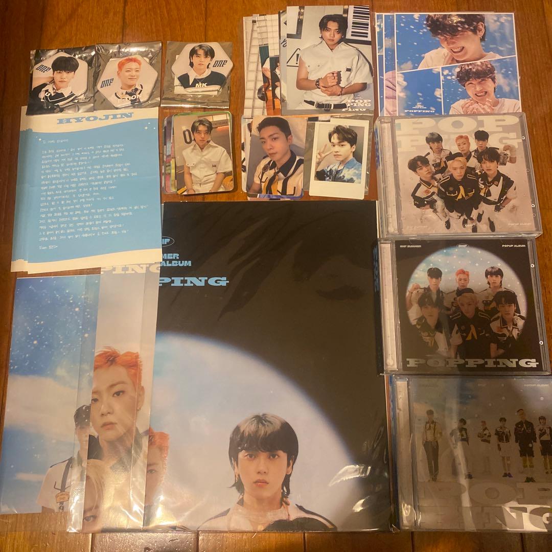 ONF POPPING CD3種+グッズセット