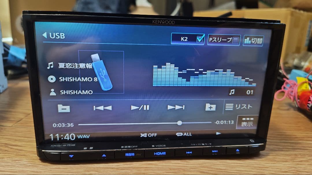 10♪ MDV-S706 フルセグ KENWOOD ケンウッド ナビ 更新