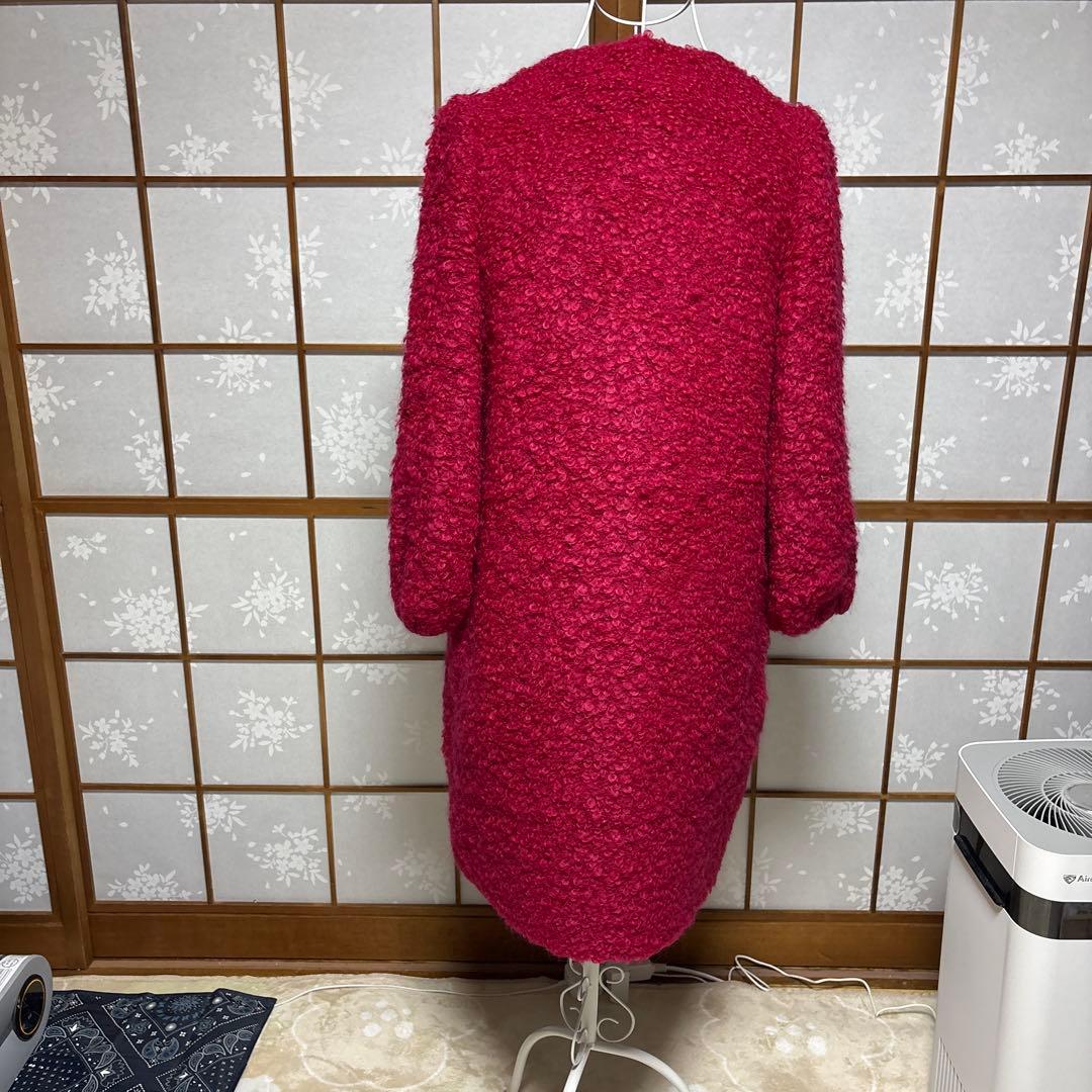 エムズグレイシー　ピンクのオーバーコート　42