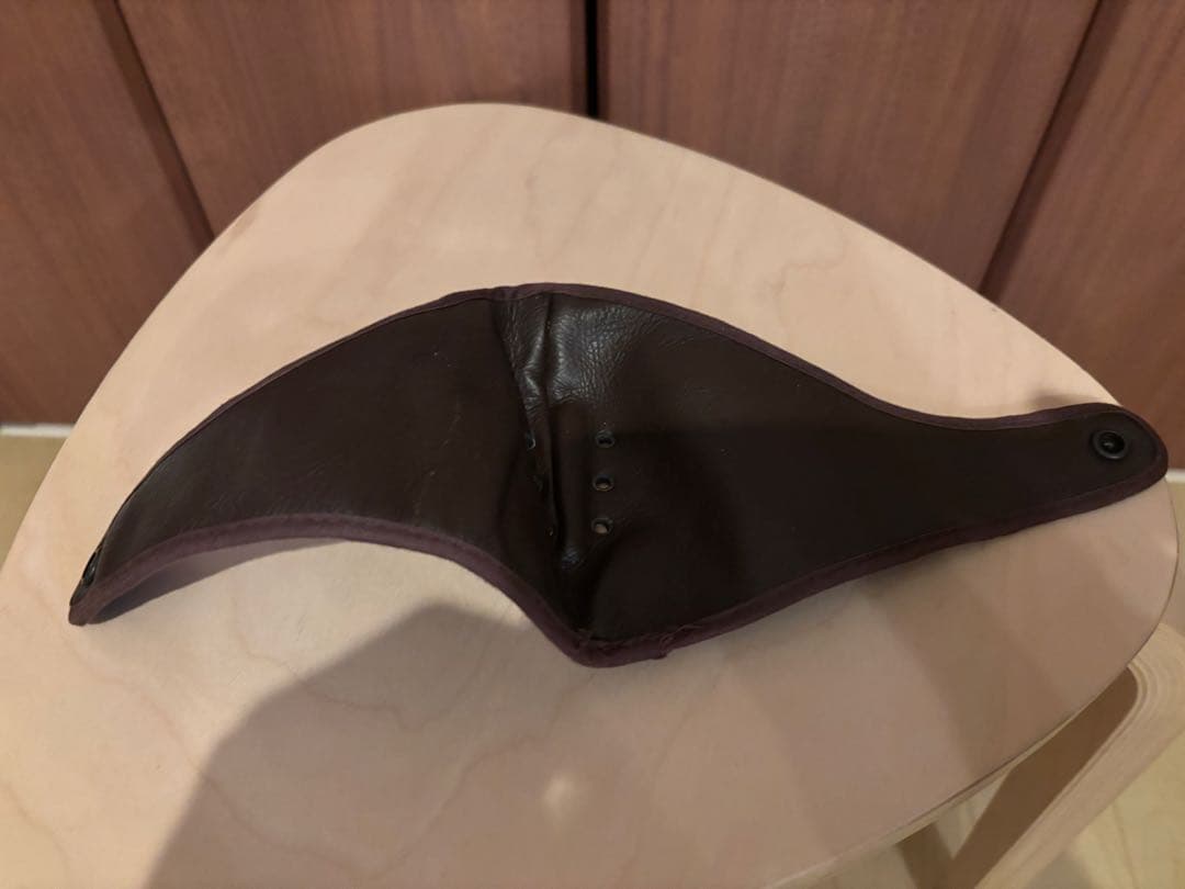 激レア　入手困難　Owens Helmets 半帽用レザーマスク