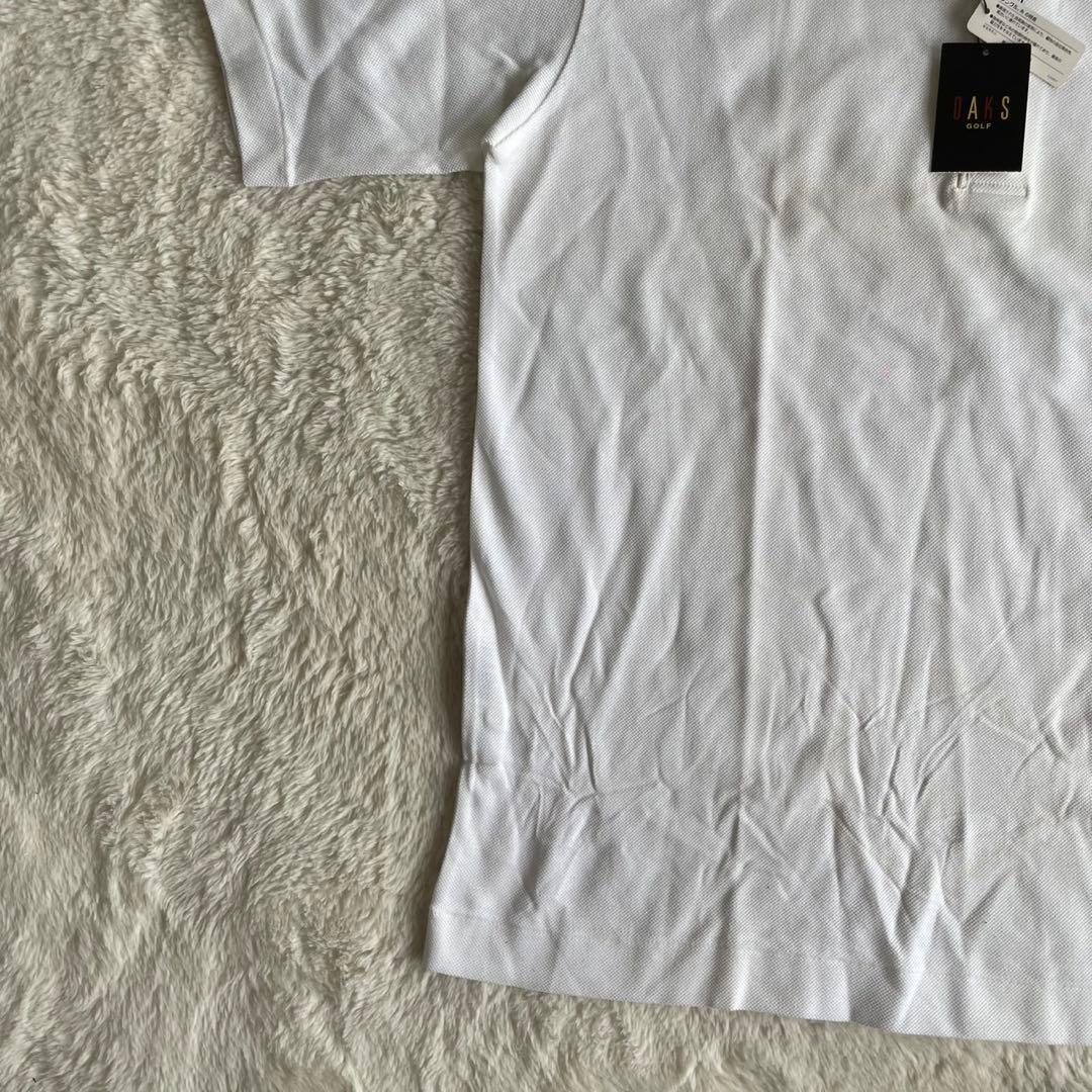 【新品】DAKS ダックス GOLF ゴルフホワイトポロシャツ