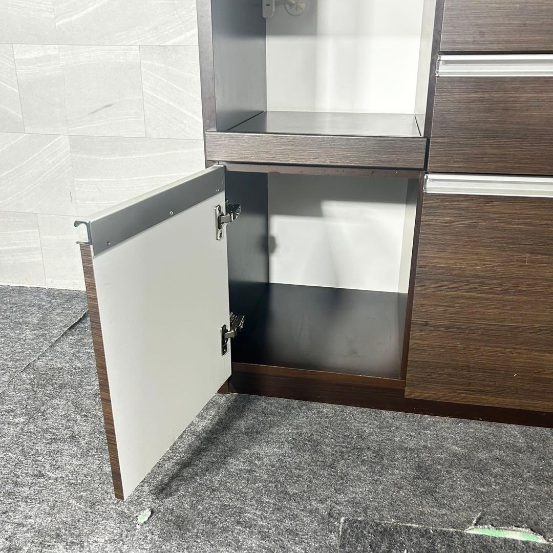 松田家具 食器棚 90cmキッチンボード 国産 シンプル 家具 d4907