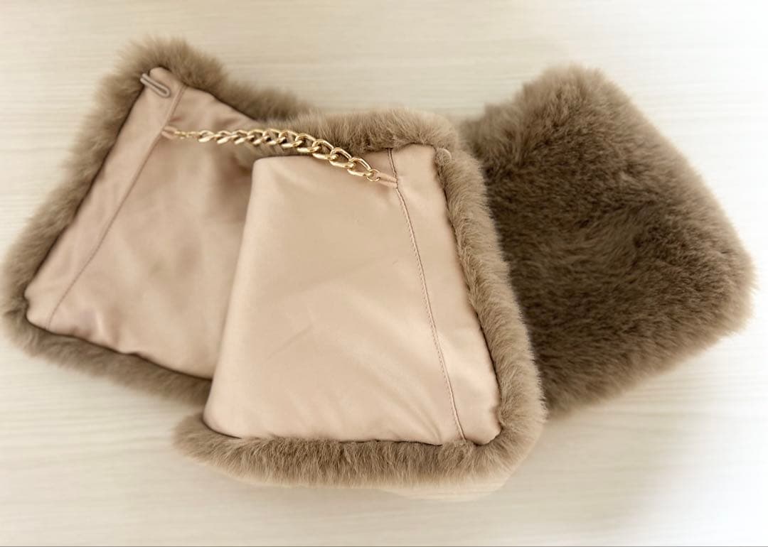 【処分予定】Convertible Faux Fur Tippet Coat