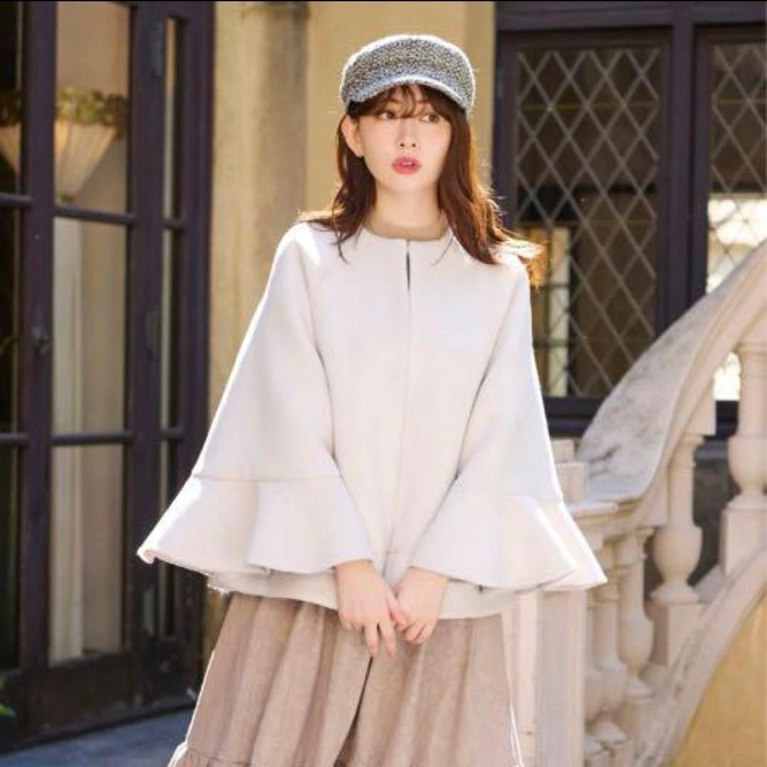 【処分予定】Convertible Faux Fur Tippet Coat