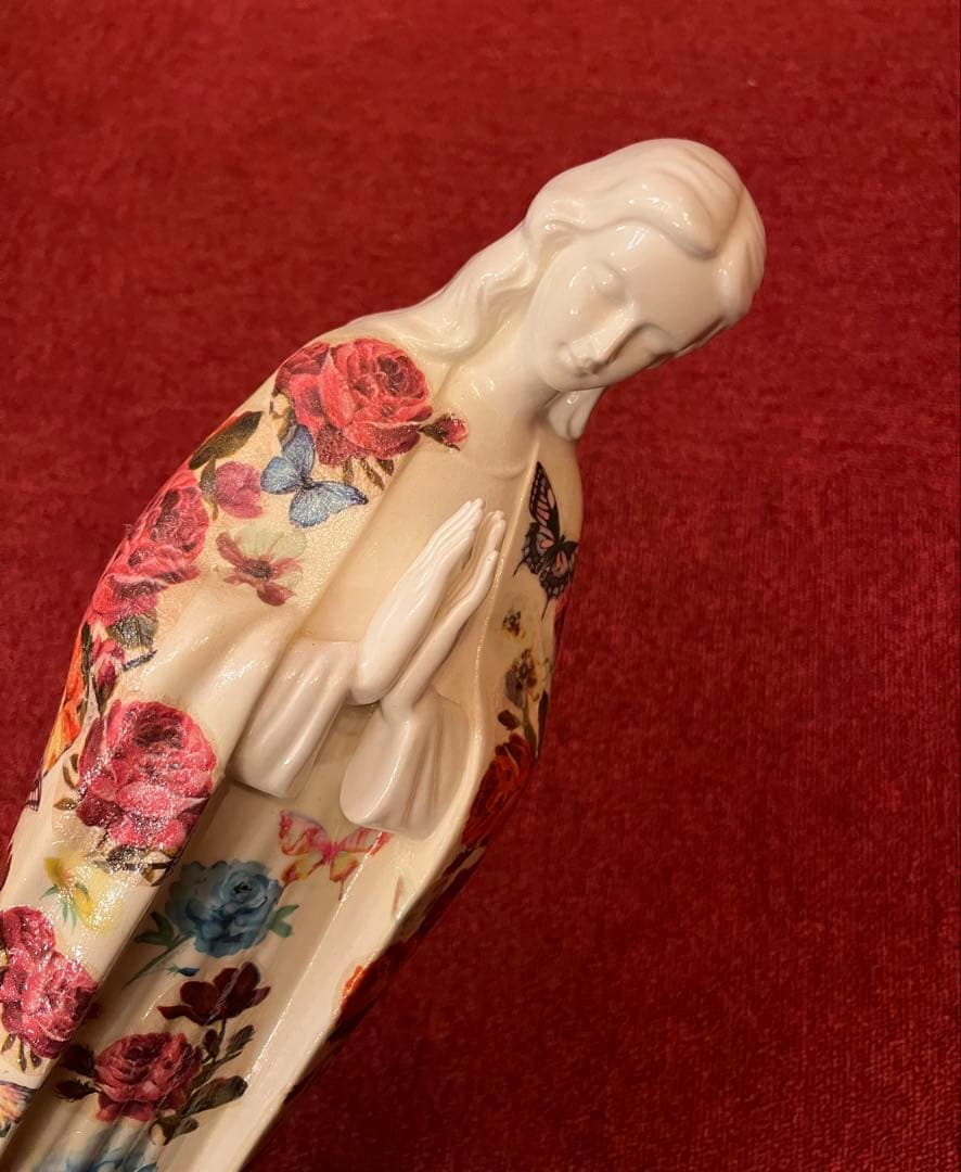 最終値下げ　マリア像　ヴィンテージ オブジェ 置物 インテリア キリスト