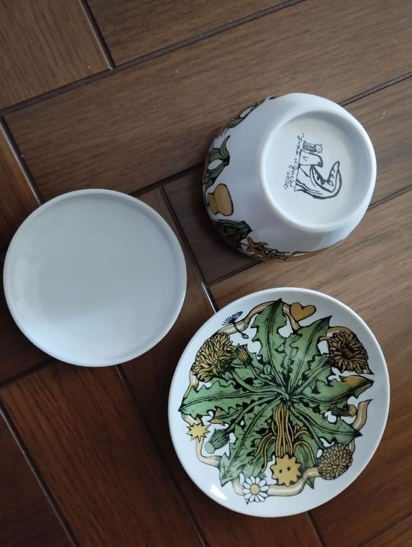プ*ル様 ヒグチユウコ　湯呑み＆皿　こはる