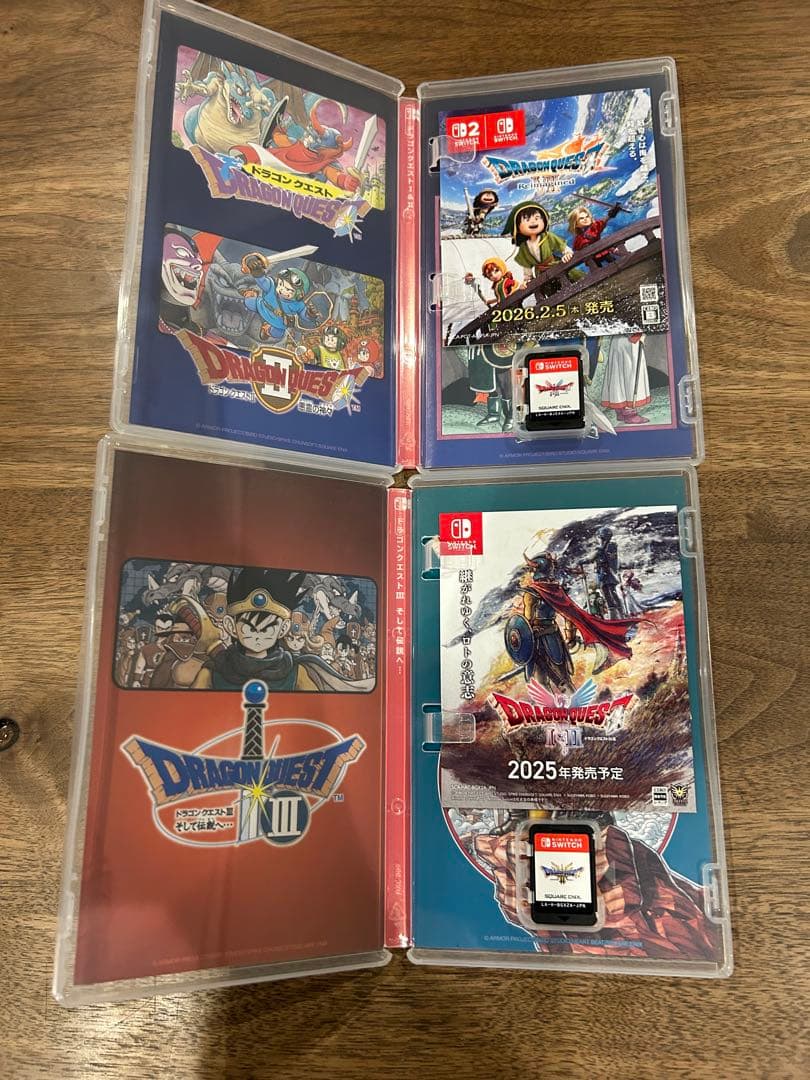 Switch版　ドラゴンクエスト1&2 、ドラゴンクエスト3ドラクエ2本セット