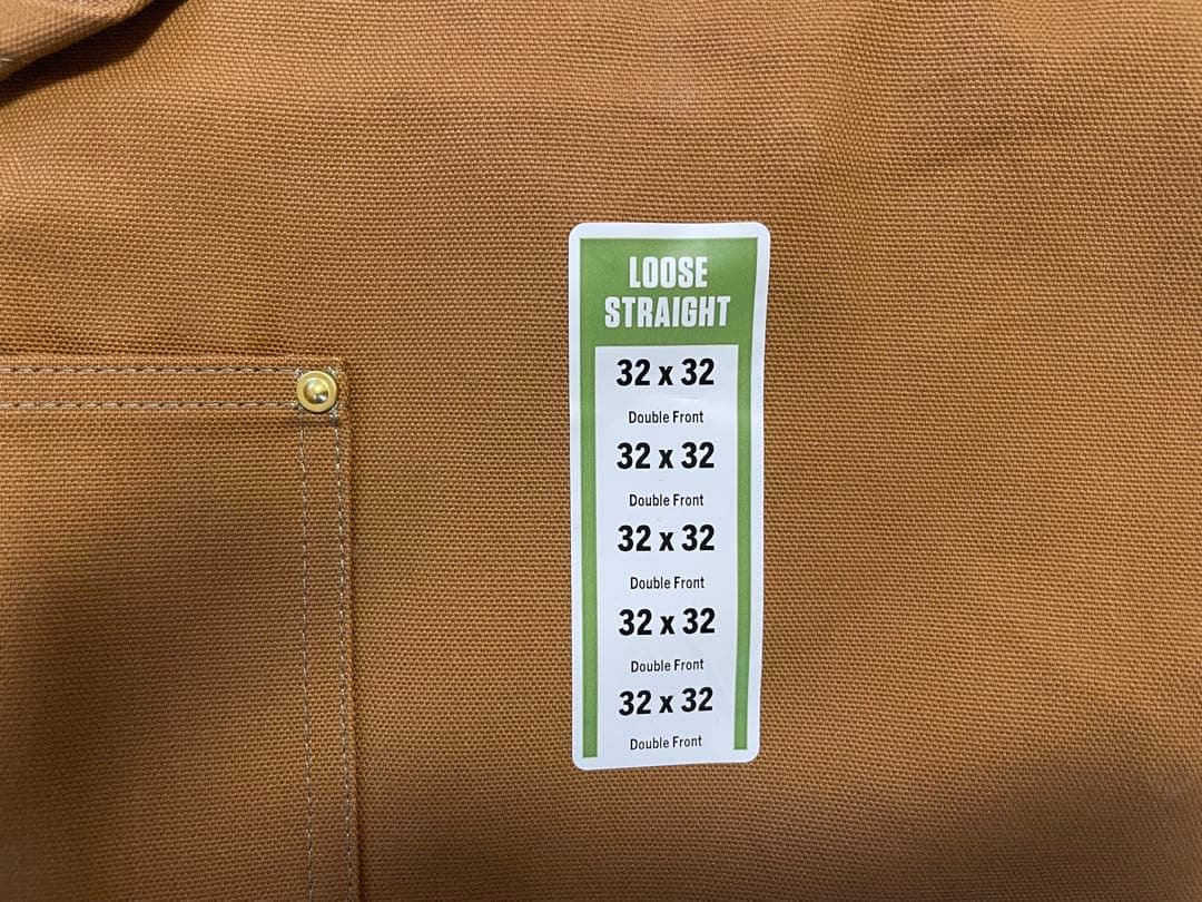 【新品未使用】カーハート B01 ダブルフロント ダック ペインターパンツ