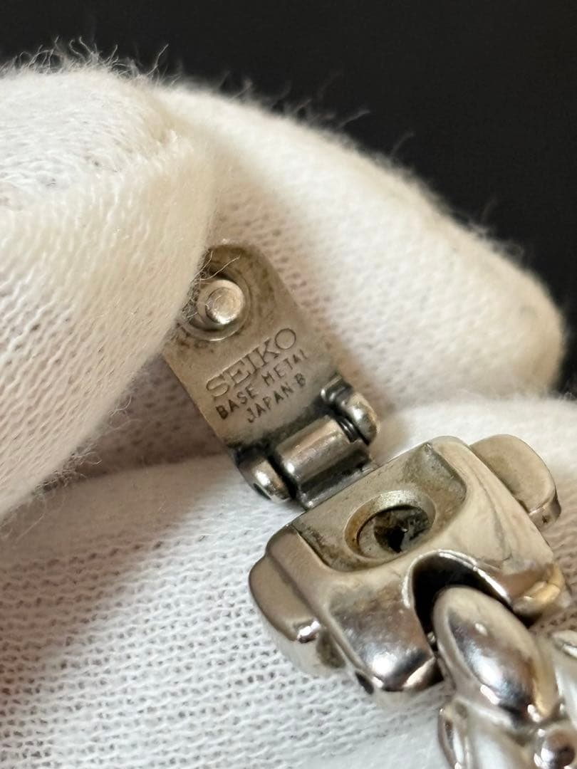 SEIKO EXCELINE 腕時計 シルバー/ゴールド 電池交換済 稼動品