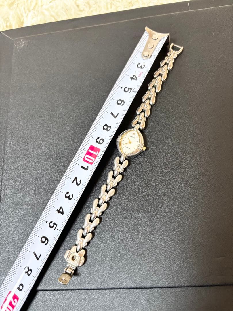 SEIKO EXCELINE 腕時計 シルバー/ゴールド 電池交換済 稼動品