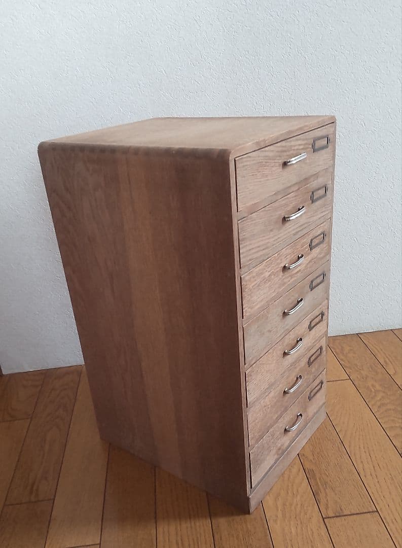 木製　７段　小引き出し　収納　昭和レトロ