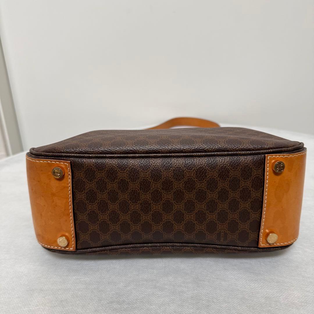 CELINE セリーヌ　マカダム柄　ホーボー　ワンショルダーバッグ
