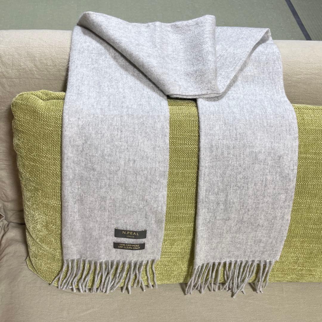 N.PEAL LONDON 【エヌピール】マフラー 100%カシミヤ