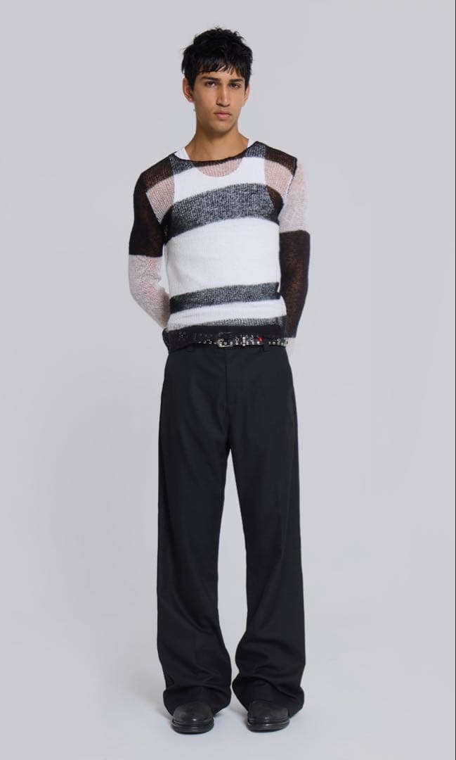 jaded london ブーツカット スラックス 黒 30インチ