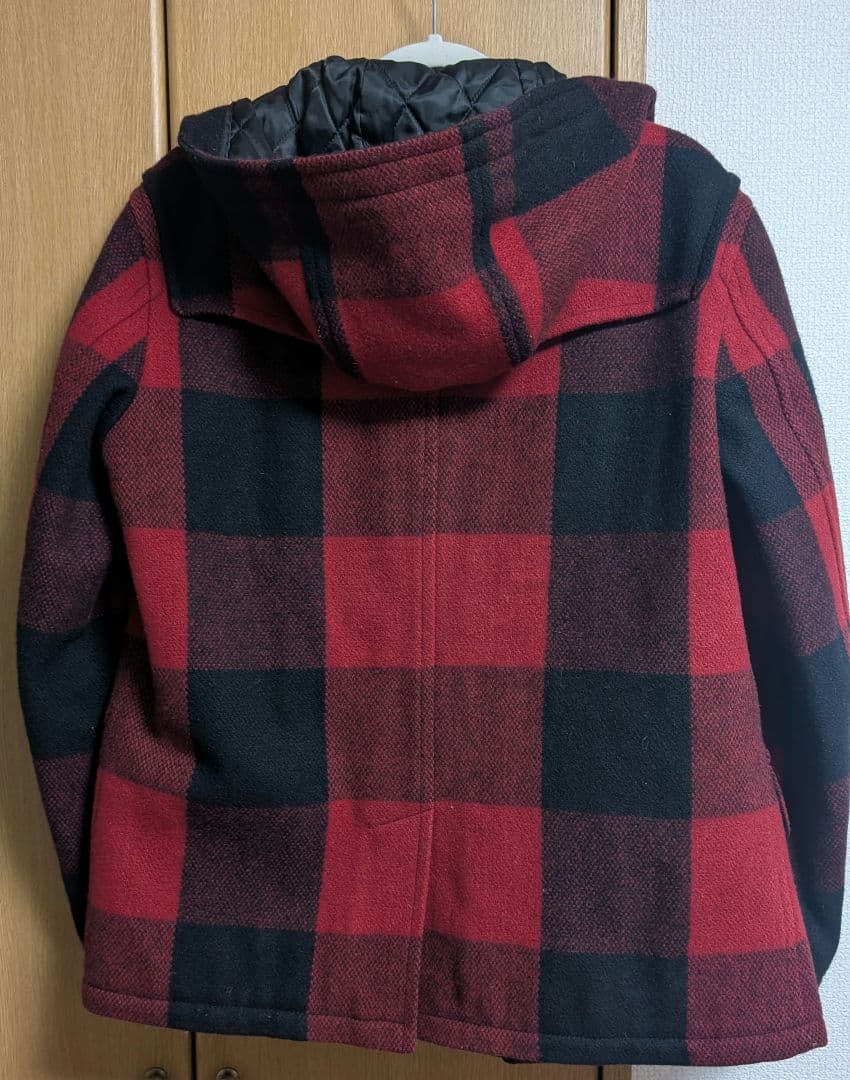 BURBERRY BLACK LABEL　チェック柄　ダッフルコート　メンズ