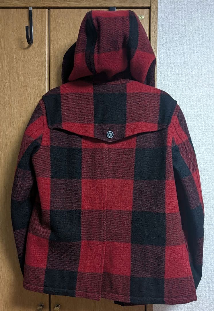 BURBERRY BLACK LABEL　チェック柄　ダッフルコート　メンズ