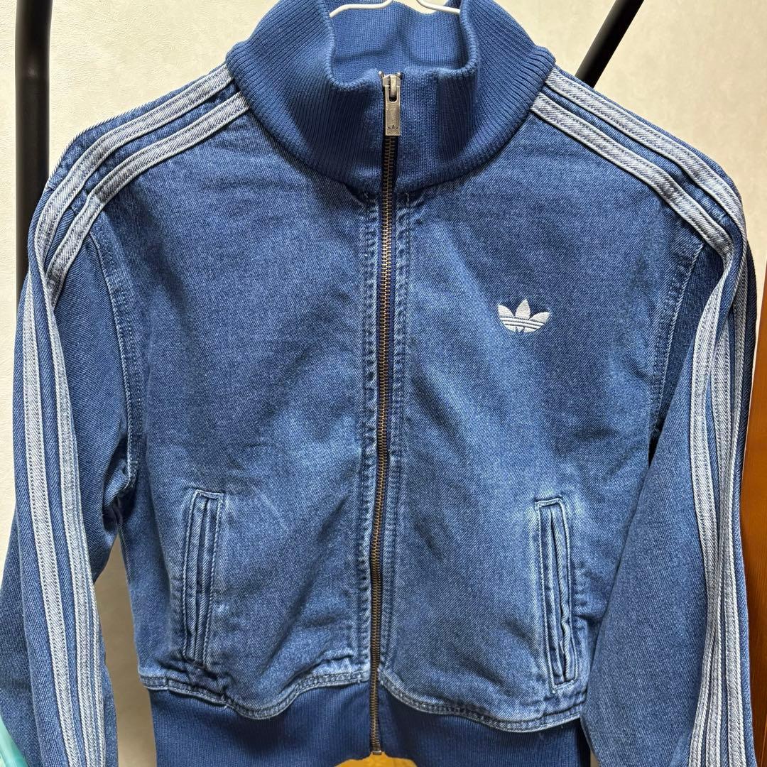 アディカラー デニム トラックトップ