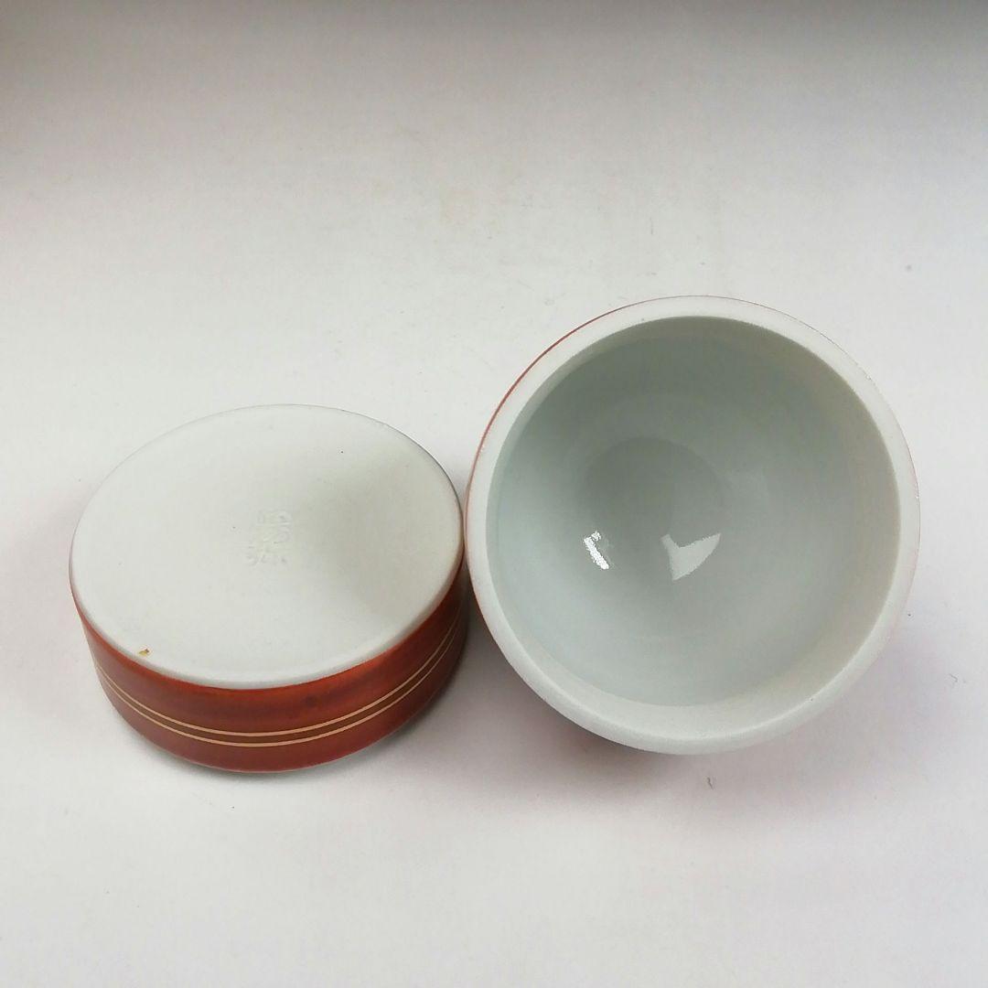 Ｔ８０６　香合　『金襴手　釣鐘』『高野昭阿弥 造』　共箱　茶道具