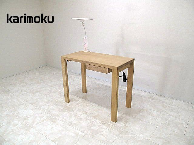 【美品】カリモク「ボナシェルタ」ワークデスク　ディズニー不思議の国のアリス