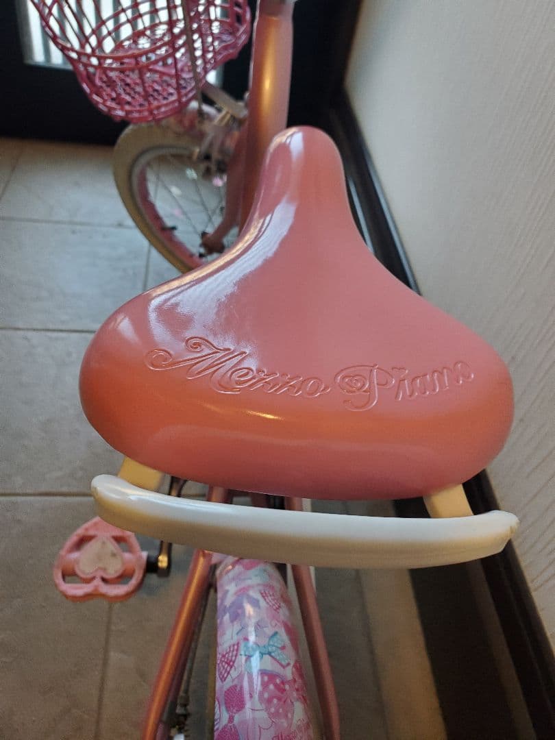 【引き取り限定】メゾピアノ　子供用自転車 　16インチ　アサヒ限定　ピンク