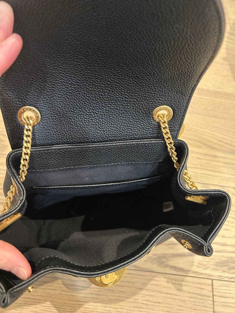 polene ポレーヌ　NUMBER ONE MINI ショルダーバッグ　黒