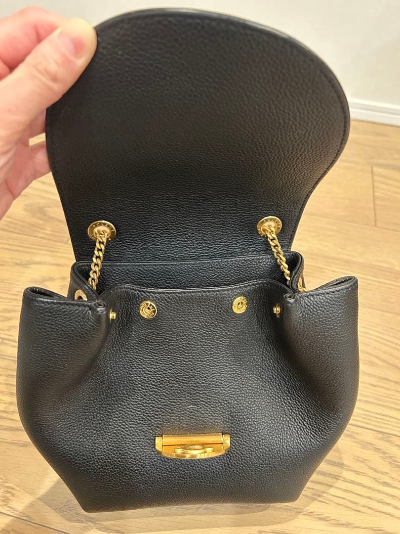 polene ポレーヌ　NUMBER ONE MINI ショルダーバッグ　黒