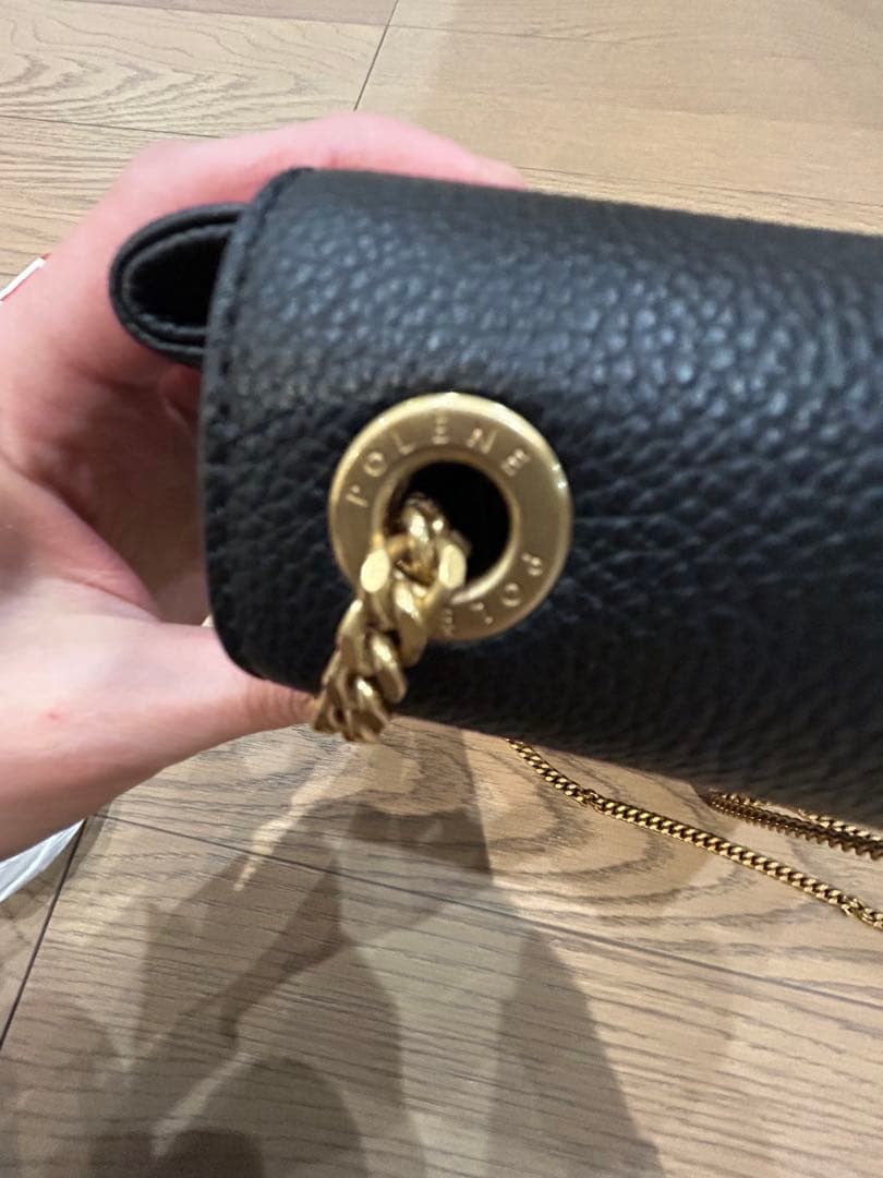 polene ポレーヌ　NUMBER ONE MINI ショルダーバッグ　黒