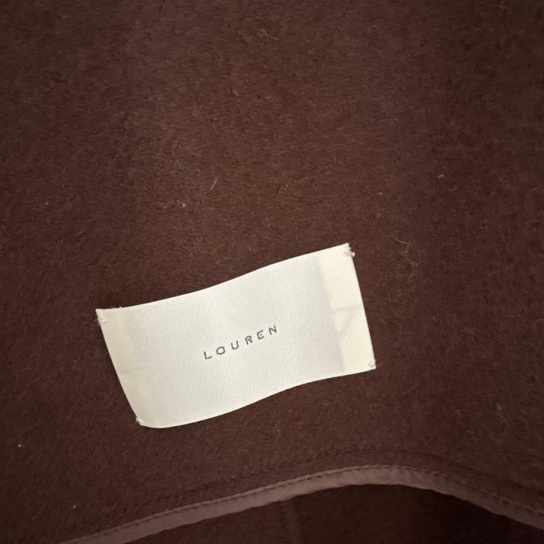 ローレン　ダブルフェイスマフラーウールコート