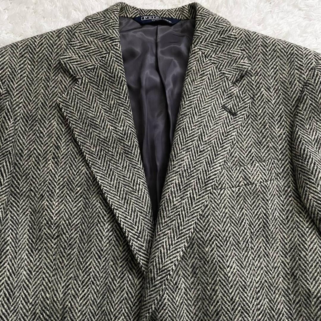 極美品✨POLO RALPH LAUREN テーラードジャケット ヘリンボーン