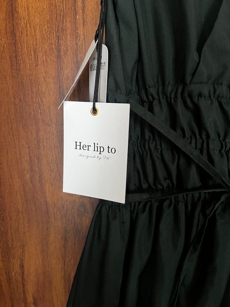 【新品】herlipto Riviera Double Bow Dress